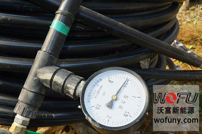 保证合适的压力是分厂重要的,在完成的一个地源热泵室外打井的工作后
